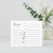 Dainty Wildflower Recipe Kaart (Staand voorkant)