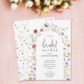 Dainty Wildflower Vrijgezellenfeest Kaart