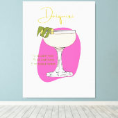 Daiquiri Cocktail Art Print (Insitu (Houten vloer))