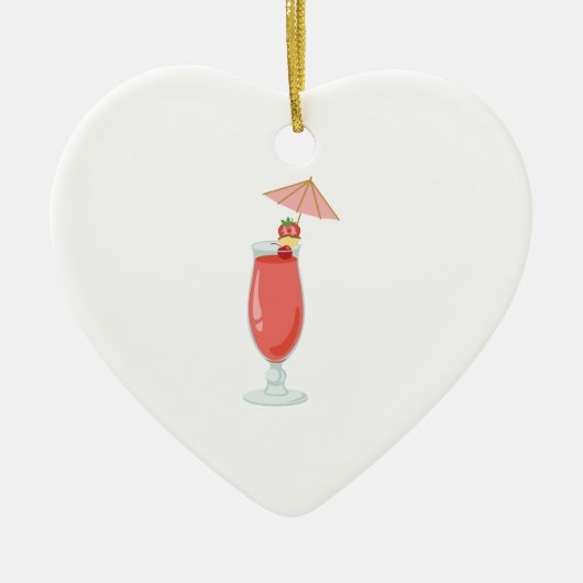 Daiquiri Cocktail Keramisch Ornament (Voorkant)