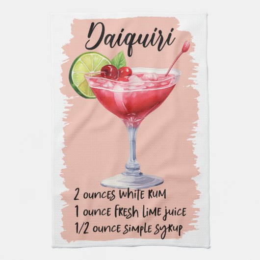 Daiquiri Cocktail Recipe Theedoek (Verticaal)