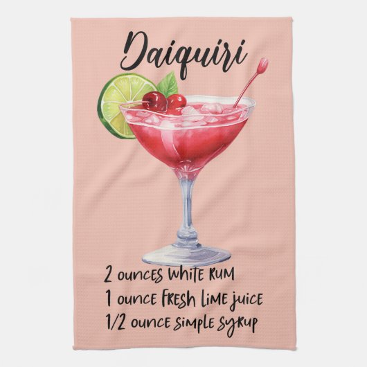 Daiquiri Cocktail Recipe Theedoek (Verticaal)