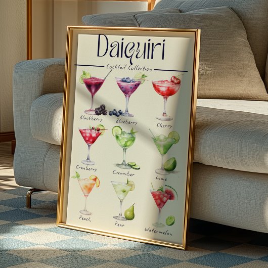 Daiquiri Print | Trendy kunst aan de muur