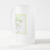 DAIQUIRI RECEPT COCKTAIL KUNST MATGLAS BIERPUL (Voorkant links)