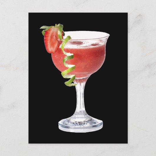Daiquiri Strawberry Briefkaart (Voorkant)