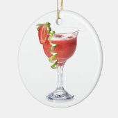 Daiquiri Strawberry Ornament (Links)
