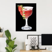 Daiquiri Strawberry POSTER Print (Thuiskantoor)