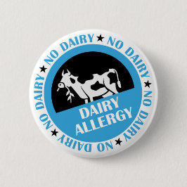 Dairy Allergy Badge Ronde Button 5,7 Cm