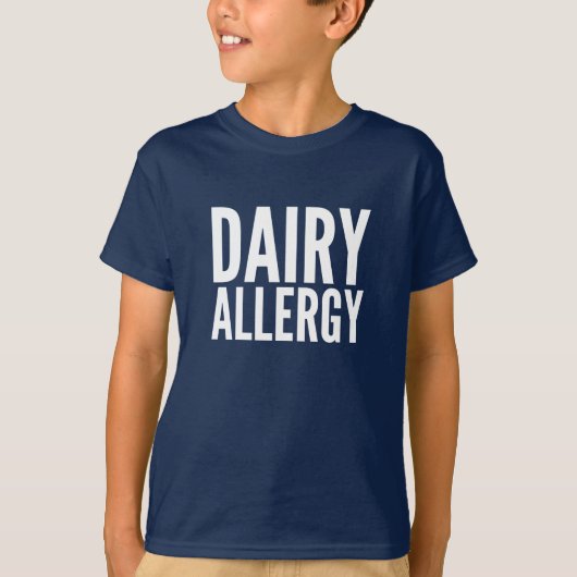 Dairy Allergy Tee Shirt (Voorkant)