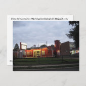 Dairy Barn op Long Island Briefkaart (Voorkant / Achterkant)