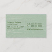 Dairy Boerderij Visitekaartje (Achterkant)