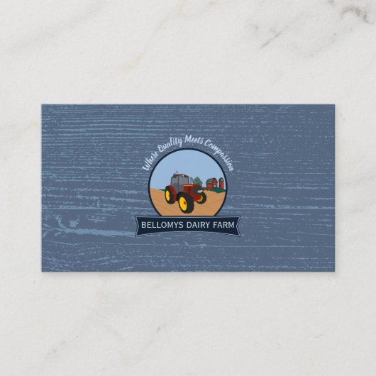 Dairy Boerderij Visitekaartje (Voorkant)