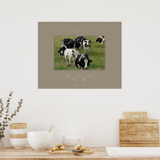 Dairy Cattle Poster (Keuken)