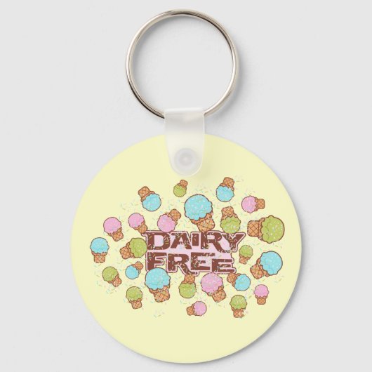 Dairy Cream Ice Cream Sleutelhanger (Voorkant)