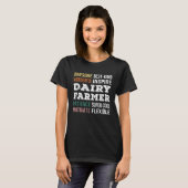 Dairy Farmer  Appreciation T-shirt (Voorkant volledig)