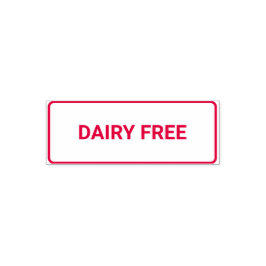 Dairy free Allergy Friendly Zelfinktende Stempel