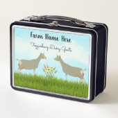 Dairy Goat Herd Metal Lunch Box (Voorkant)