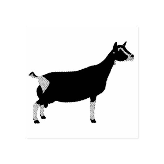 Dairy Goat Rubberstempel (Afrduk)