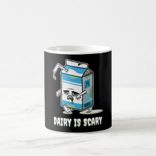 Dairy is eng Funny Halloween Zombie Milk Kawaii Koffiemok