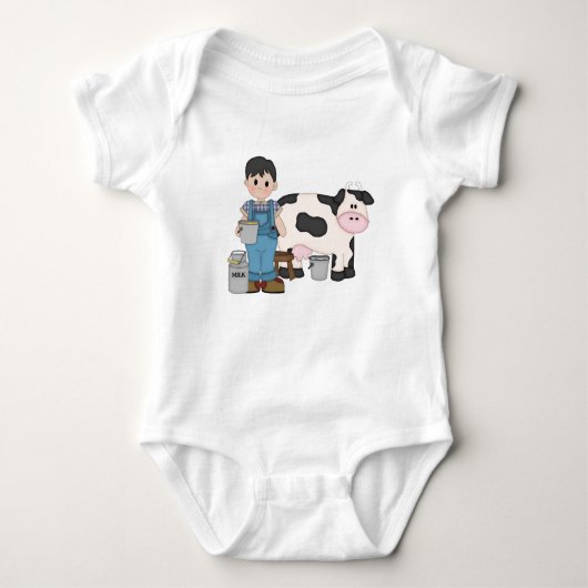 Dairy Koe Boy Romper (Voorkant)