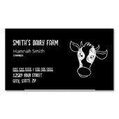 Dairy Milk Boerderij Visitekaartje Magnetisch Visitekaartje (Voorkant)