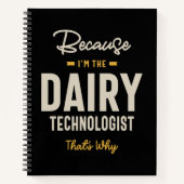 Dairy Technologist Functietaak Notitieboek (Voorkant)