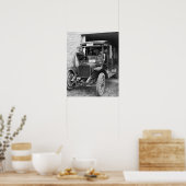 Dairy Truck, 1921.  foto Poster (Keuken)