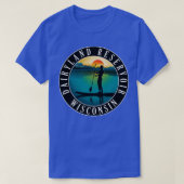 Dairyland Reservoir Wisconsin Paddleboarding T-shirt (Design voorkant)