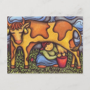 dairymaid briefkaart