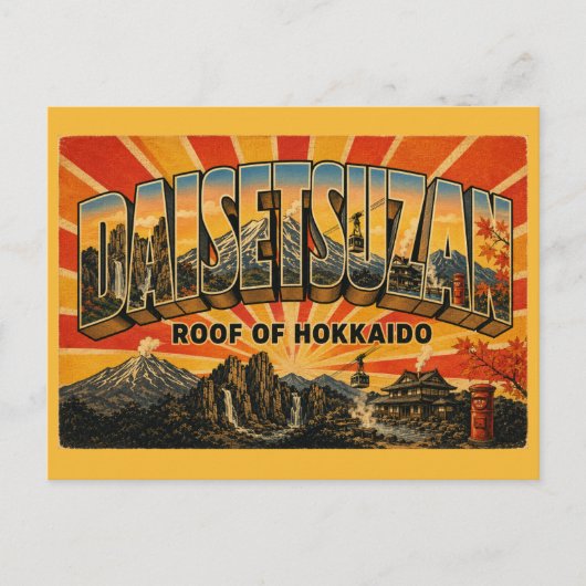 Daisetsuzan Japans grootste nationale park Briefkaart (Voorkant)