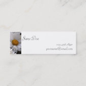 Daisies Abound [Skinny] Mini Visitekaartje (Achterkant)