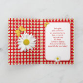 Daisies and Hearts Happy Valentine's Day Card Feestdagen Kaart (Binnen)