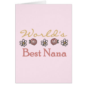 Daisies and Rozen World's Best Nana Tshirts