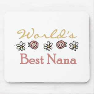 Daisies and Rozen World's Best Nana Tshirts Muismat