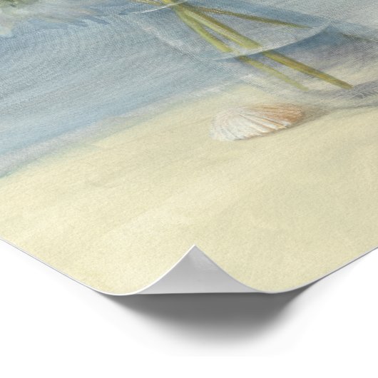 Daisies and Shells Poster (Hoek)