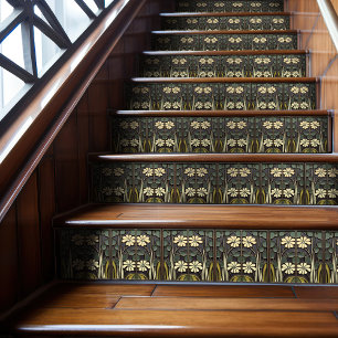 Daisies Art Deco Bloemen Wanddecoratie Art Nouveau Tegeltje