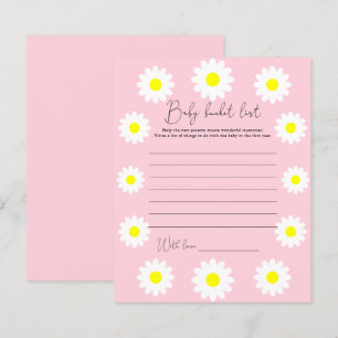 Daisies - Baby bucket list