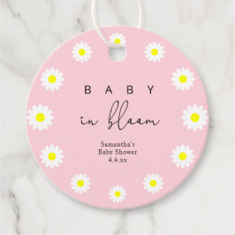 Daisies - Baby in-bloom-labels Bedankjes Labels