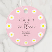 Daisies - Baby in-bloom-labels Bedankjes Labels (Voorkant)