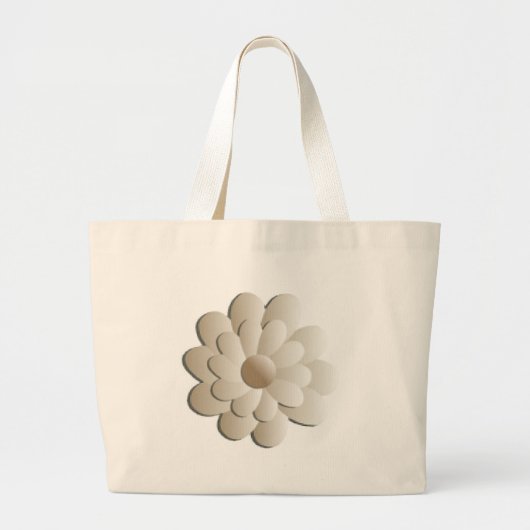 Daisies Bag Grote Tote Bag (Voorkant)