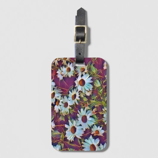 DAISIES BAGAGELABEL (Voorkant (verticaal))