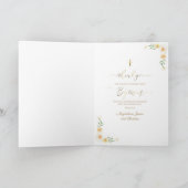 daisies Baptism bedankt je voor je komst Kaart (Binnen)
