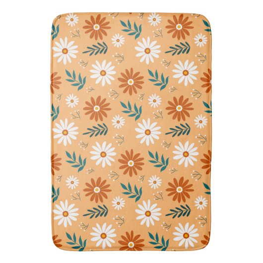 Daisies Bath Mat (Voorkant Verticaal)