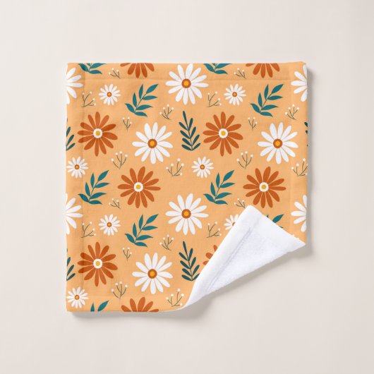 Daisies Bath Towel Set Bad Handdoek (Wasdoekje)