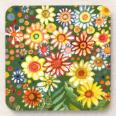 Daisies Bier Onderzetter (Voorkant)