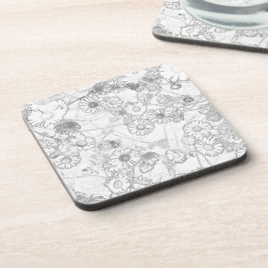 Daisies Bier Onderzetter (Linkerzijde)