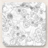 Daisies Bier Onderzetter (Voorkant)