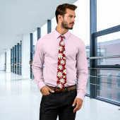 Daisies Black Personaliseer Initiaal Stropdas