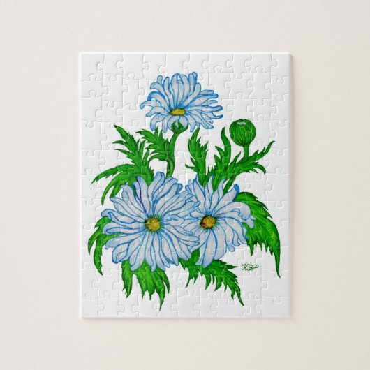 Daisies bloemen legpuzzel (Verticaal)