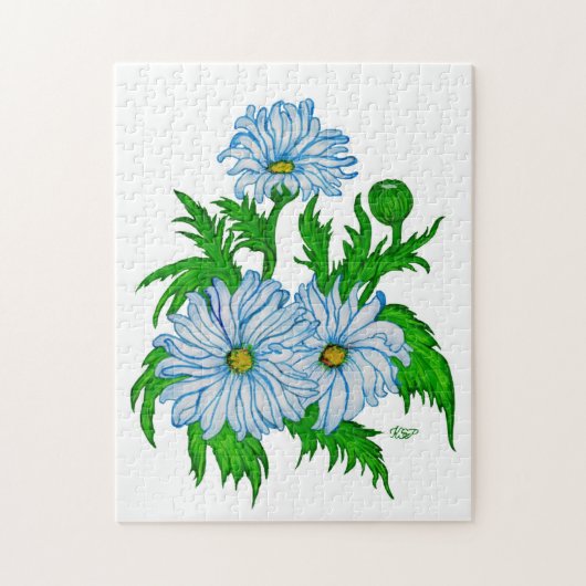 Daisies bloemen legpuzzel (Verticaal)